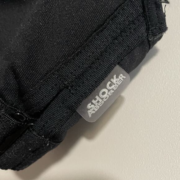 Shock Absorber Active Mesh Racerback Contour Shape Sports Bra 36B Black Sporty - Picture 5 of 5